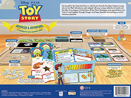 USAopoly Disney Pixar Toy Story Obstacles & Adventures A Cooperative Deck Building Game - English