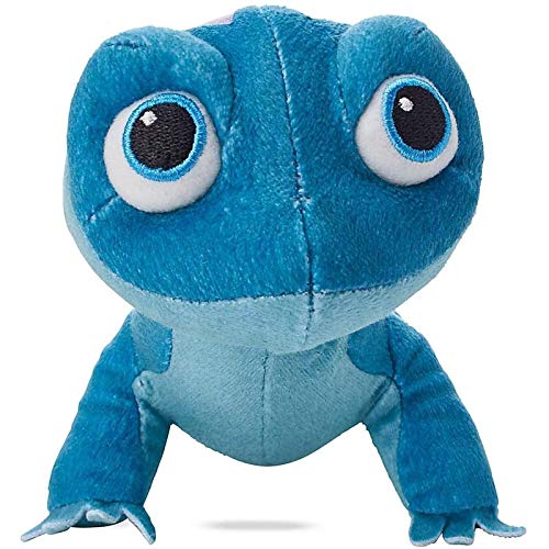 Uvvifk Bruni Salamander Personaje de la película Peluche de Peluche, salamandra Sal Peluche de Peluche niño Lindo Animal Amante Regalo Azul 25 cm