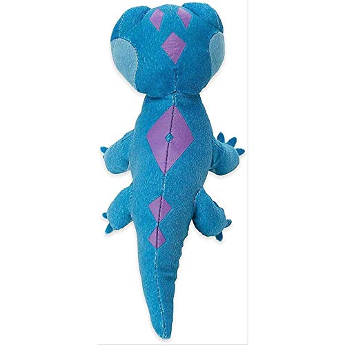 Uvvifk Bruni Salamander Personaje de la película Peluche de Peluche, salamandra Sal Peluche de Peluche niño Lindo Animal Amante Regalo Azul 25 cm