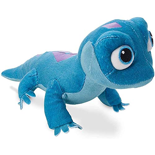 Uvvifk Bruni Salamander Personaje de la película Peluche de Peluche, salamandra Sal Peluche de Peluche niño Lindo Animal Amante Regalo Azul 25 cm