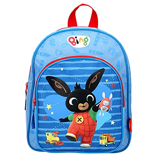 Vadobag Bing - Mochila para niños (30 cm), diseño de conejo, color negro