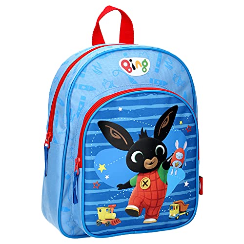 Vadobag Bing - Mochila para niños (30 cm), diseño de conejo, color negro