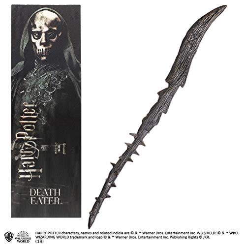 Varita de PVC The Eble Collection Death Eater (Thorn) y marcador prismático