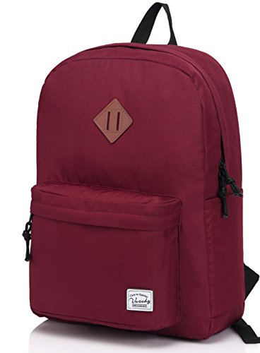 VASCHY Mochila Mujer Escolares Unisex Livianas Mochila Tipo Casual Clásica Mochila Impermeable Pequeña Niña Instituto Universidad Viaje Trabaja Backpack Adulto