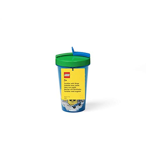 Vaso LEGO con pajita niño