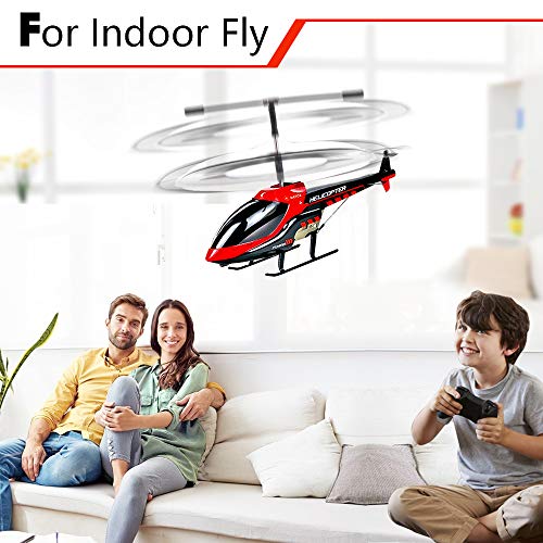 VATOS Helicóptero RC Helicóptero de Control Remoto Interior 3.5 Canales Hobby Mini RC Helicóptero Volador Avión RC Juguete de Regalo para niños Resistencia a choques Consistente