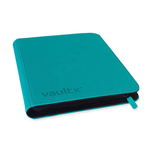 Vault X® Carpeta Exo-Tec® Premium - Álbum de 9 Bolsillos para Cartas Coleccionables - 360 Bolsillos de Inserción Lateral con una Correa Segura elástica ergonómica para TCG