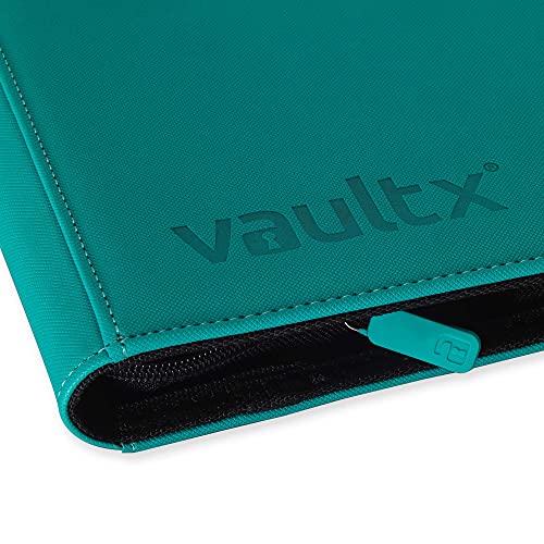 Vault X® Carpeta Exo-Tec® Premium - Álbum de 9 Bolsillos para Cartas Coleccionables - 360 Bolsillos de Inserción Lateral con una Correa Segura elástica ergonómica para TCG