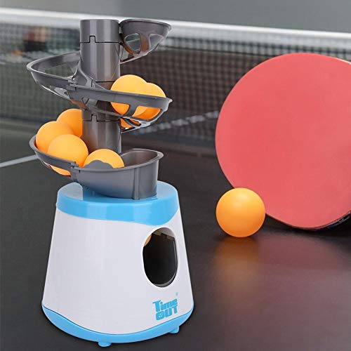 Vbest life Tenis de Mesa Béisbol Máquina de Lanzamiento automática de Servicio Juguete Deportivo para niños Juegos Deportivos con 15 Bolas