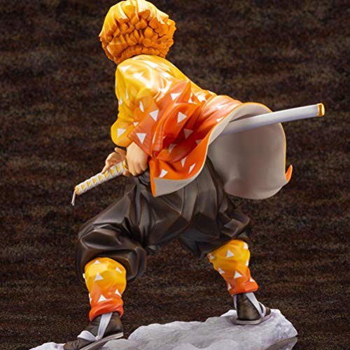 Vcedas Figura de Anime Demon Slayer Figura de Acción Kimetsu No Yaiba Estatua de PVC de Dibujos Animados Juguete Coleccionables Modelo Ornamentos - Nezuko/ Tanjirou/ Zenitsu