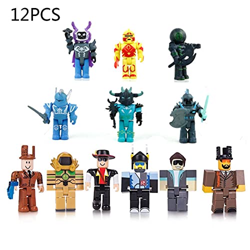 Vecksoy Ro-blox Action Collection - Juego de 12 figuras de acción de PVC, regalo para niños