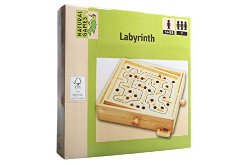 VEDES Großhandel GmbH - Ware Natural Games 61413669 - Laberinto (Madera, 30 x 25,5 cm)