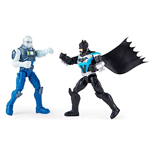 Vehículo Volador Bat-Tech de Batman con Figuras de acción exclusivas de Mr. Freeze y Batman de 10,2 cm, para niños a Partir de 3 años