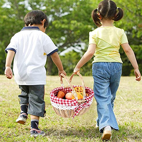 Veluoess Juguetes para Cortar Alimentos con Postre y Fruta,Juguete de Comida con Canasta de Picnic y Tapete,Juego de Picnic Juguetes de Imitación Regalos Educativos para Niños y Niñas