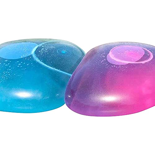 Vercico Bubble Ball para Agua Juguete Inflable de Globo de Burbuja Pelota de Goma Suave Sobredimensionada Playa Jardín Fiesta al Aire Libre (Rosa)