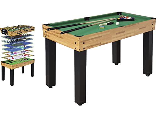 VERIMPRO Mesa Multijuegos 12 en 1 de 124x61x81 cm.