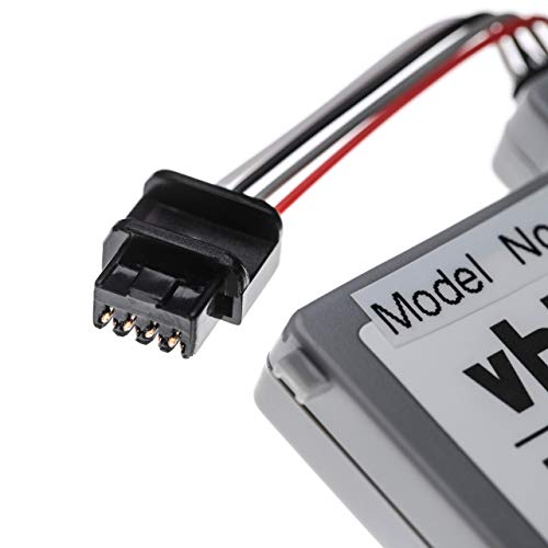 vhbw Batería compatible con Nintendo Wii U Gamepad (WUP-010) consola (1500mAh, 3,7V, polímero de litio)