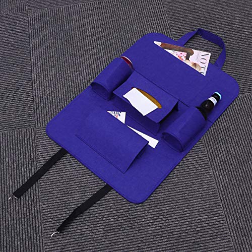 vosarea bolsa de almacenaje para organizador de asiento trasero de coche para asiento trasero de coche bolsa de almacenamiento para coche (azul)