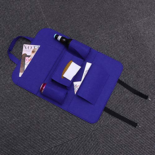 vosarea bolsa de almacenaje para organizador de asiento trasero de coche para asiento trasero de coche bolsa de almacenamiento para coche (azul)