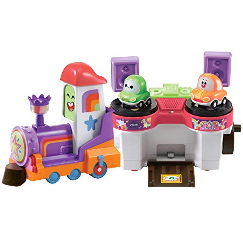 VTech 80-528904 TUT - Riel de ferrocarril de Juguete para bebés, Coche de Juguete, Coche de Juguete, DJ