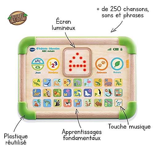 VTech ABC Nature - Tablet educativa para bebé (1/4 años)