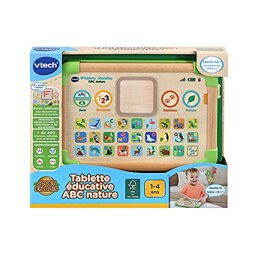 VTech ABC Nature - Tablet educativa para bebé (1/4 años)