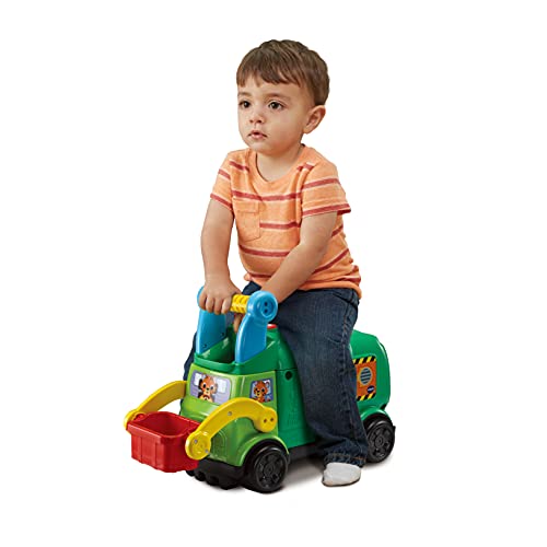 VTech - Camión de reciclaje, Juguetes ecológicos para Niños +18 Meses, Versión ESP (80-541822)