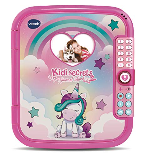 VTech – Diario íntimo mágico Kidriams – Juego ELECTRÓNICO EDUCATIVOS – 80-193005, Rosa – Versión FR