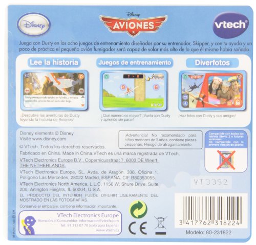 VTech- Juego para Tablet, Multicolor, 13.7 x 13.2 x 1.0 (3480-231822)