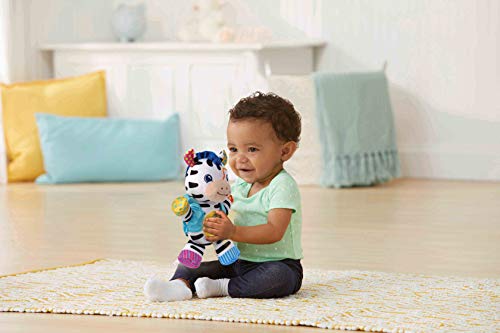 VTech - Juguete sensorial de cebra con colores, texturas y sonidos arrugados, juguete musical para bebés de 0, 6, 12 meses, niños y niñas , color/modelo surtido