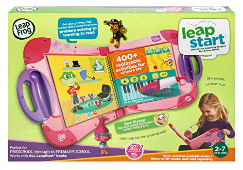 VTech Magibook - Sistema de Aprendizaje Interactivo LeapStart, Color Rosa (Leapfrog 602153), versión Inglesa