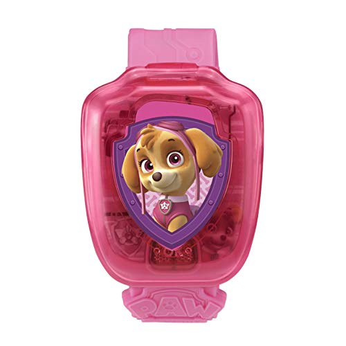 VTech- Reloj Interactivo de Stella Paw Patro-Patrol Juguetes ELECTRONICOS EDUCATIVOS 80-199585, Multicolor - Versión FR