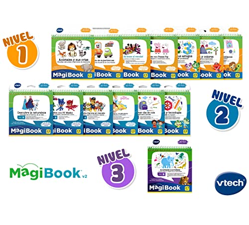 VTech TutTut Cory Bólidos, Escuela de superhéroes, Libro Interactivo para niños +2 años, Nivel I para Magibook, versión ESP (3480-482522), Color