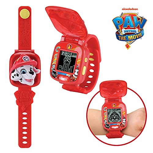 VTech VTech-123-525587 Patrulla Canina La Película, Reloj Educativo de Marshall, Juguete Interactivo para niños +3 años, Voces Originales de los Personajes, versión ESP (3480-525587), Color