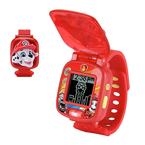 VTech VTech-123-525587 Patrulla Canina La Película, Reloj Educativo de Marshall, Juguete Interactivo para niños +3 años, Voces Originales de los Personajes, versión ESP (3480-525587), Color