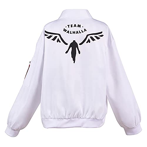 VV-RT STAR Walhalla Tokyo Revengers Chaqueta Cosplay Hanemiya Kazutora Baji Keisuke Trajes Chaqueta Abrigo Anime Halloween Carnaval Disfraz para Hombres Mujeres, XS-3XL