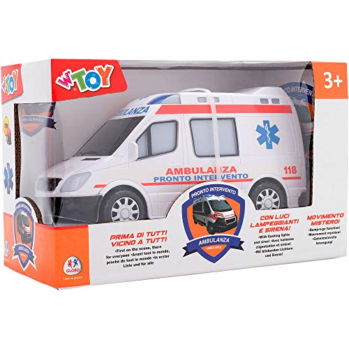 w' Toy – Ambulancia B/O Movimiento mistero Luces Sonidos, 38188