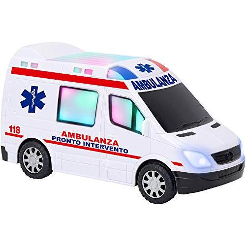 w' Toy – Ambulancia B/O Movimiento mistero Luces Sonidos, 38188