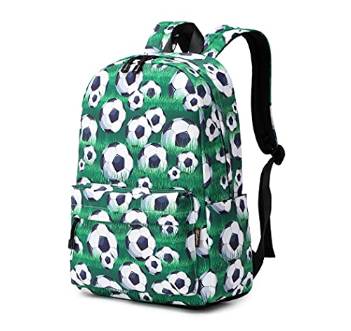 Wadirum Bolso Tipo Cartera Elegante Mochila de Colegio Adorable para niña Fútbol