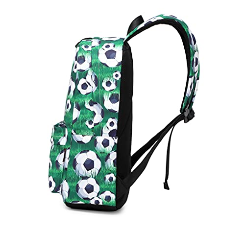 Wadirum Bolso Tipo Cartera Elegante Mochila de Colegio Adorable para niña Fútbol