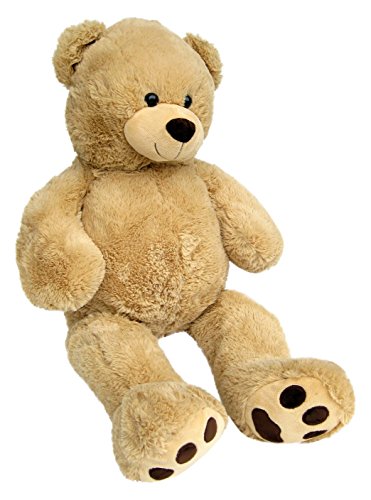 Wagner 9055 - Oso de peluche (tamaño XXL, 100 cm), color marrón claro