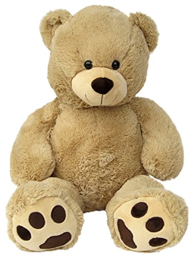 Wagner 9055 - Oso de peluche (tamaño XXL, 100 cm), color marrón claro