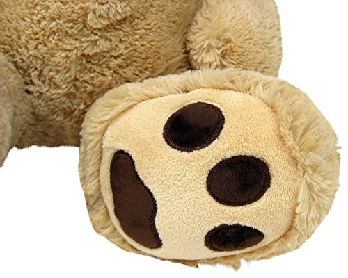 Wagner 9055 - Oso de peluche (tamaño XXL, 100 cm), color marrón claro