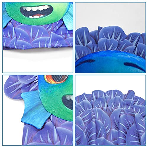 Wawogic Luca Kids Cosplay Sea Monster Fish Monster Performance Suit Disfraz siamés Disfraz de Halloween Body Fancy Set Kids Carnival Party Disfraz de Rendimiento