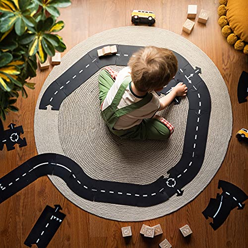 waytoplay Highway flexibel Toy Road Set (24 pcs). The Original, Made in Europe