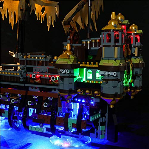 WDLY Kit De Iluminación LED, para (María Piratas del Caribe) Bloques De Construcción De Modelo - Kit Luz Led Compatible con Lego 71042 (No Incluido El Modelo)