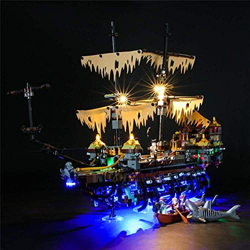 WDLY Kit De Iluminación LED, para (María Piratas del Caribe) Bloques De Construcción De Modelo - Kit Luz Led Compatible con Lego 71042 (No Incluido El Modelo)