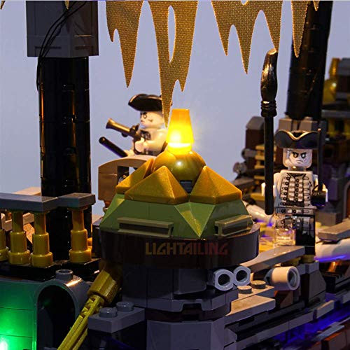 WDLY Kit De Iluminación LED, para (María Piratas del Caribe) Bloques De Construcción De Modelo - Kit Luz Led Compatible con Lego 71042 (No Incluido El Modelo)