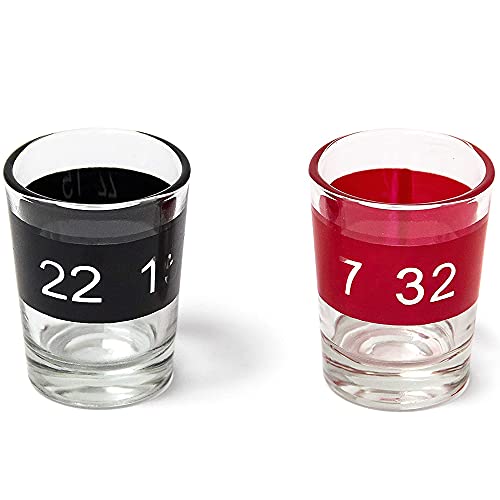 Wellhome Juego De Ruleta Con Vasos De Chupito - 21 ml