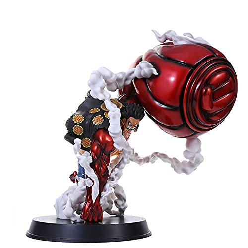 WENLIANG Luffy Gear 4 Funko Pop,Una Pieza Retrato De Piratas Monkey D. Luffy (Engranaje 4 VersióN) Figura,Figura De AccióN Coleccionable NiñOs Adultos Y FanáTicos De Anime (A25cm)